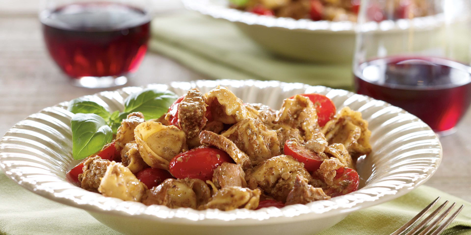 Sundried Tomato Tuna & Cheese Tortellini - Clover Leaf
