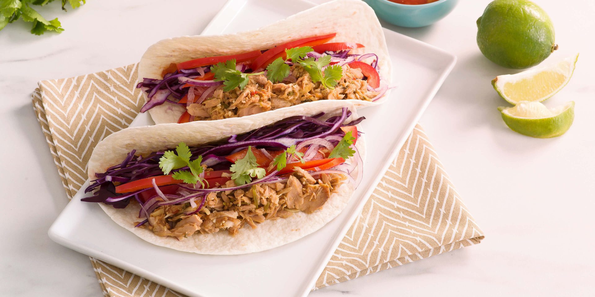 Asian Tuna Tacos - Clover Leaf