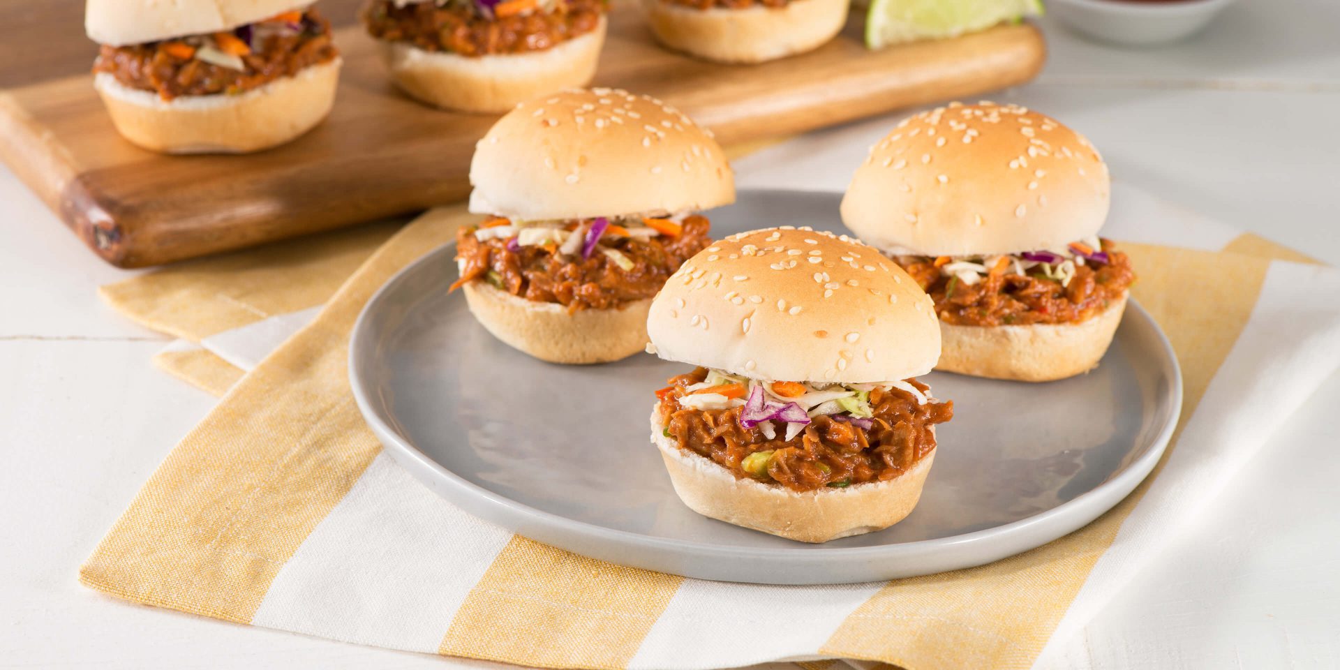 BBQ Pulled Tuna Slider Clover Leaf