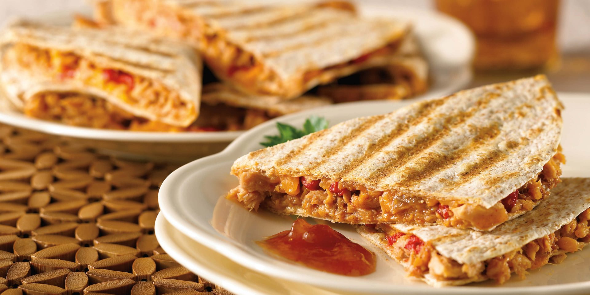 Bombay Tuna Mango Grilled Flatbread - Clover Leaf