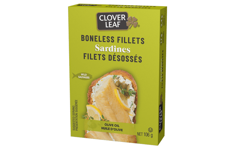 Boneless Sardine Fillets Olive Oil Clover Leaf