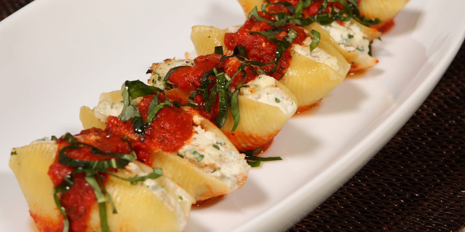 Crab Stuffed Pasta Shells - Clover Leaf