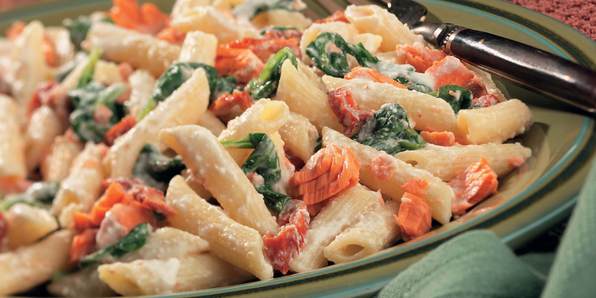 Creamy Salmon Pasta - Clover Leaf