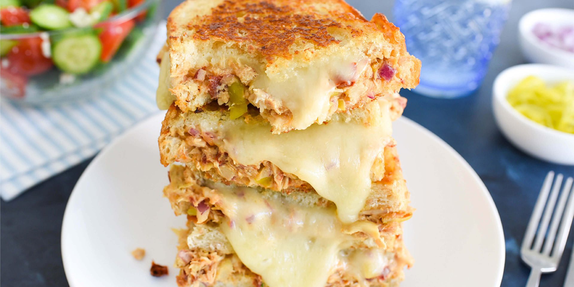 Mediterranean Tuna Melt - Clover Leaf