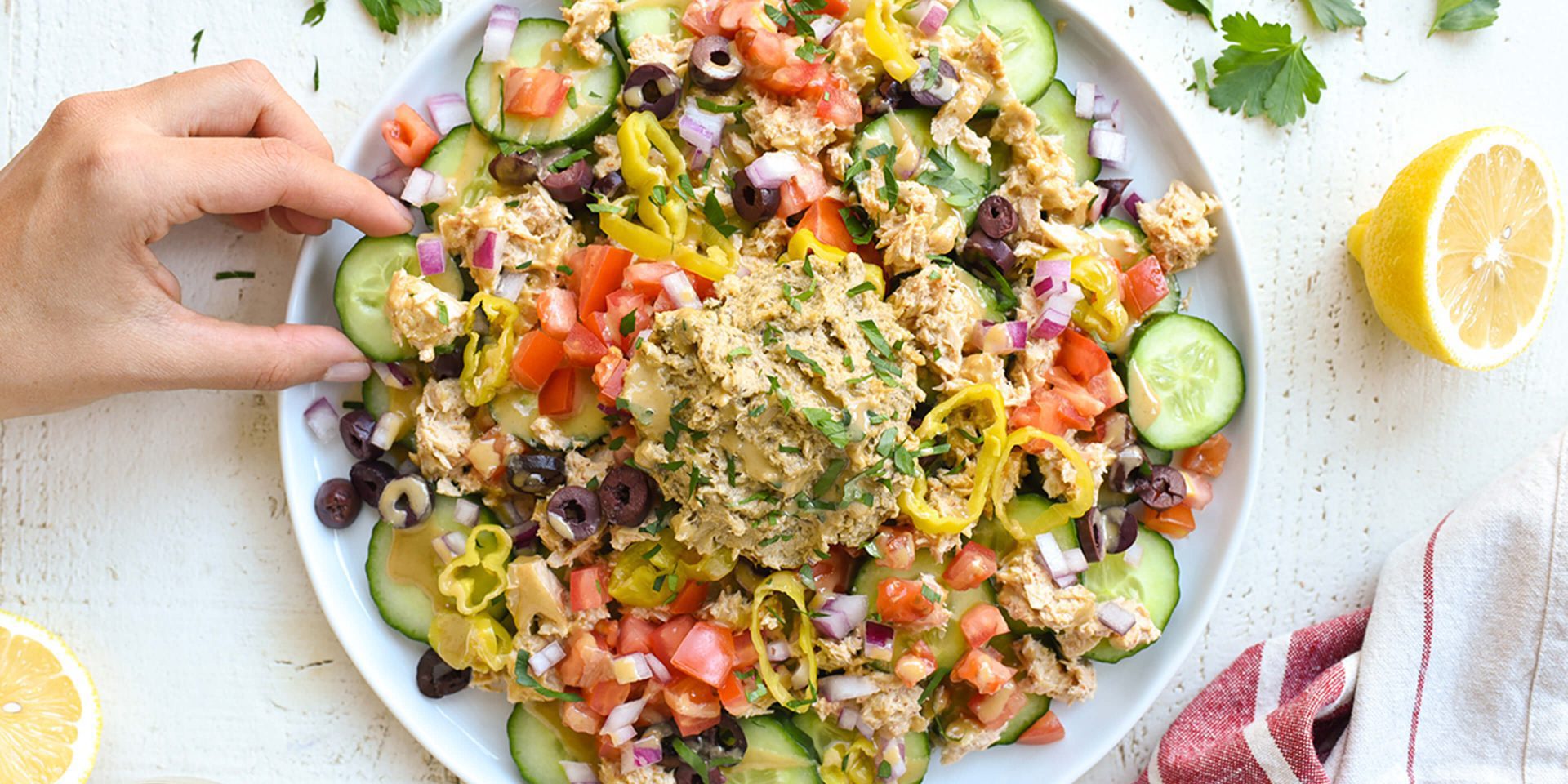 Lemon & Pepper Tuna “Nachos" - Clover Leaf