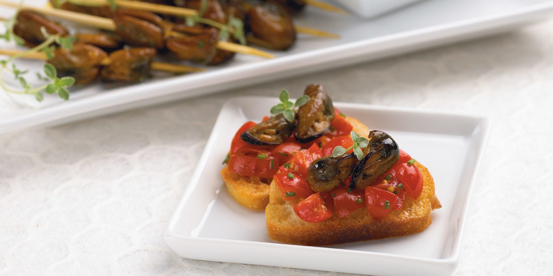 Mussels Bruschetta - Clover Leaf