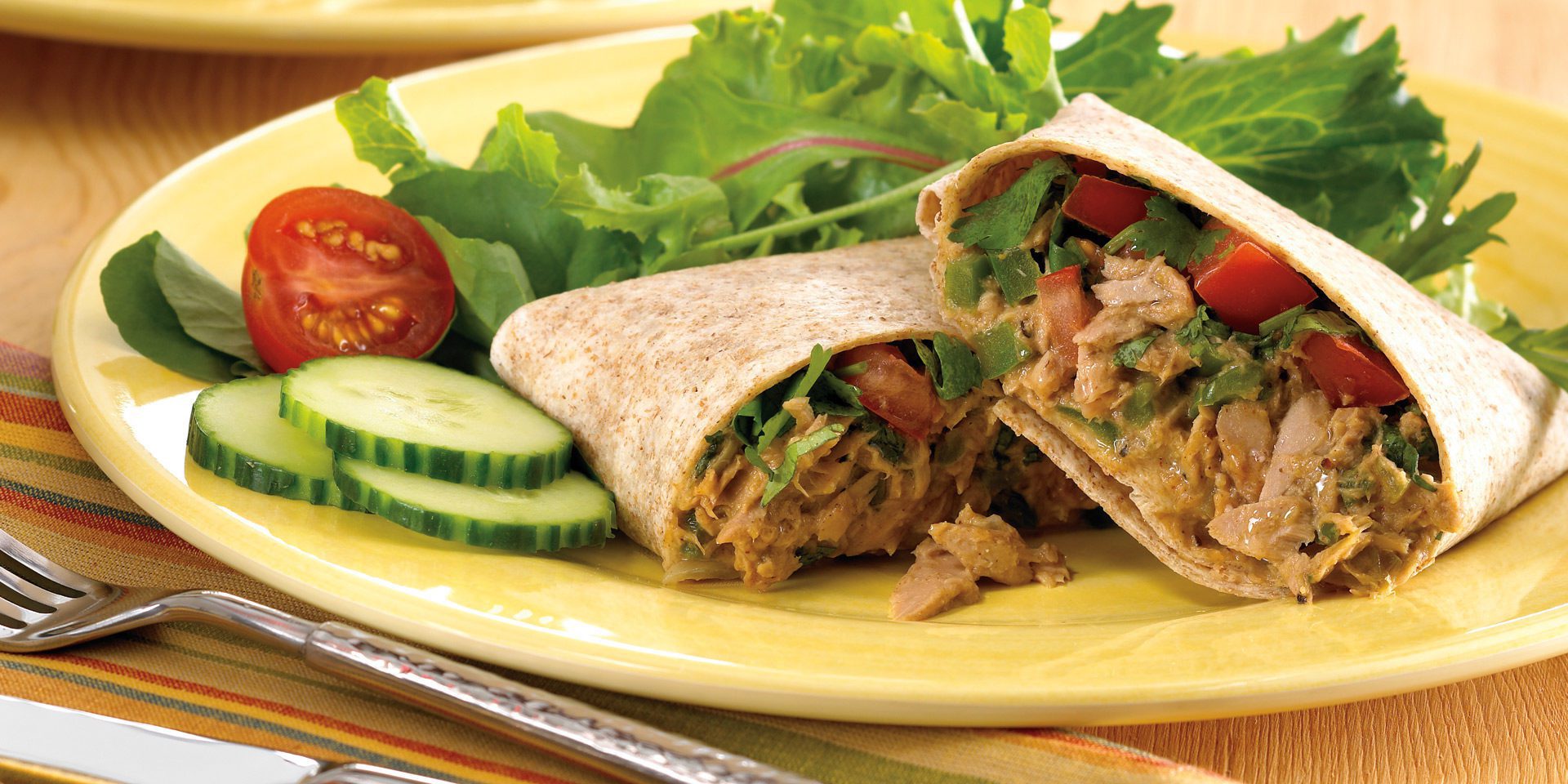 Spicy Tuna Roti Clover Leaf