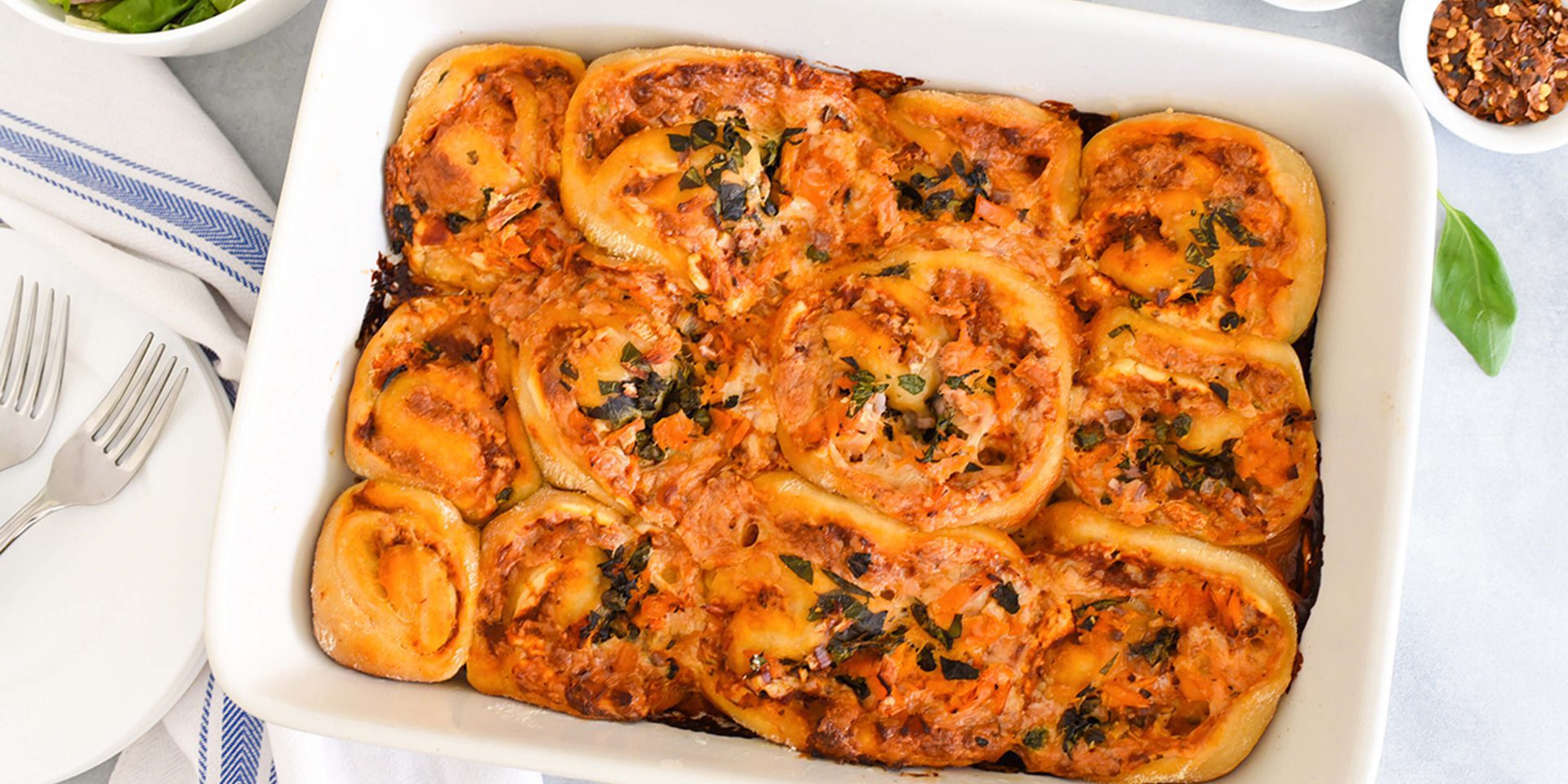 Tuna Pizza Swirls - Clover Leaf