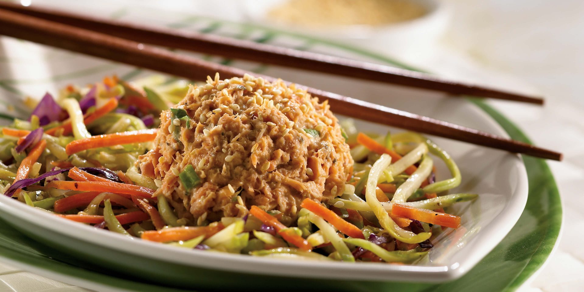 Wasabi Salmon & Asian Slaw - Clover Leaf