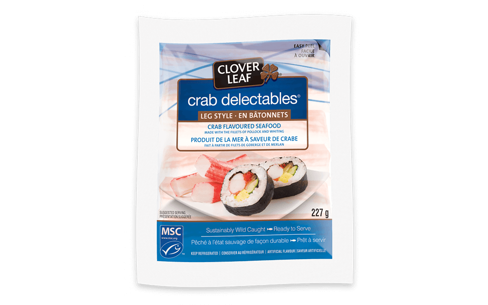 Crab Delectables™, Leg Style Clover Leaf