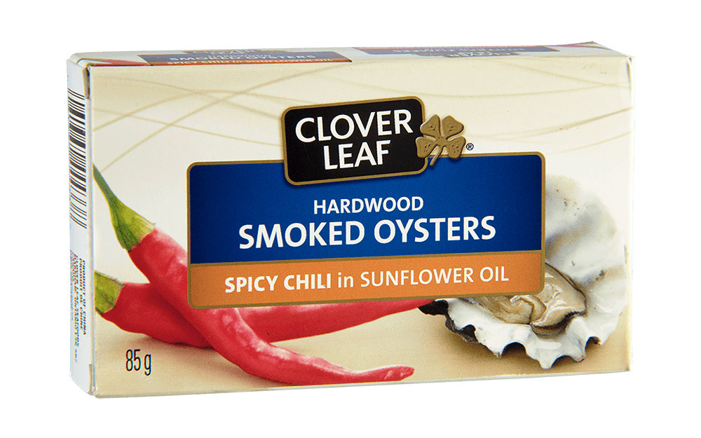 Smoked Oysters with Spicy Chili Clover Leaf