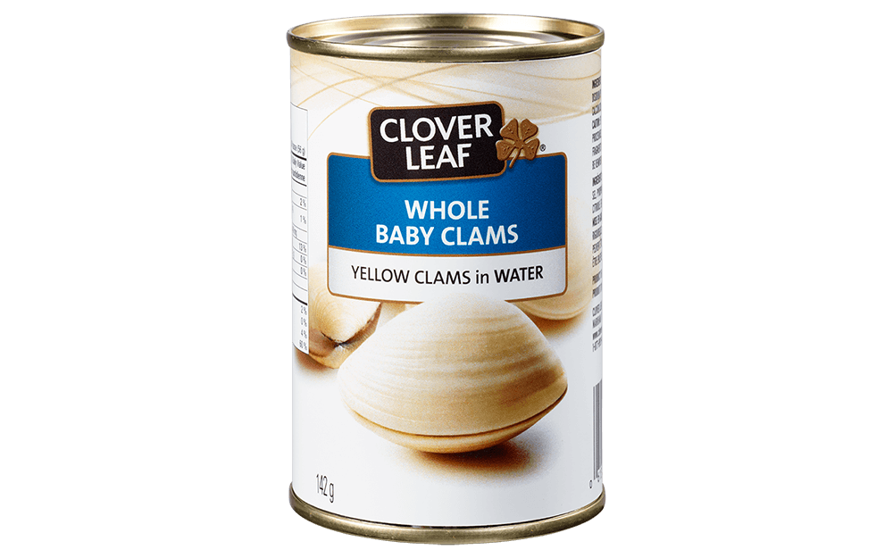 Whole Baby Clams Clover Leaf