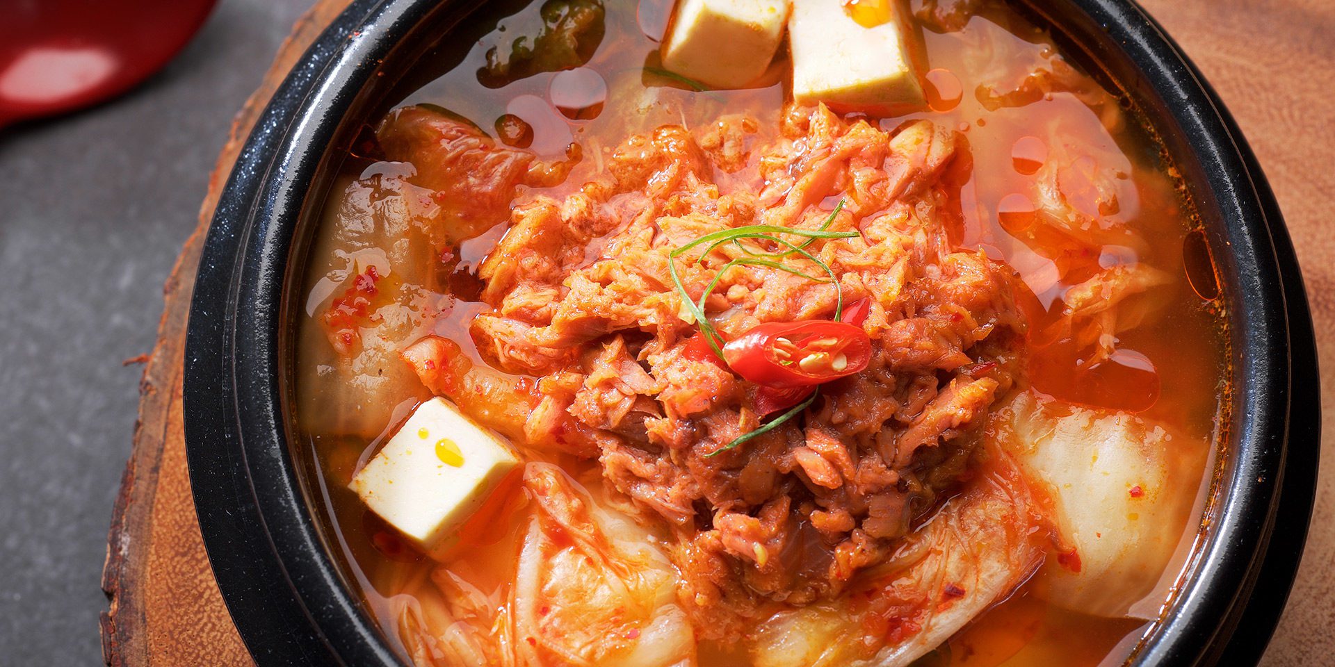 Kimchi Tuna Soup Clover Leaf