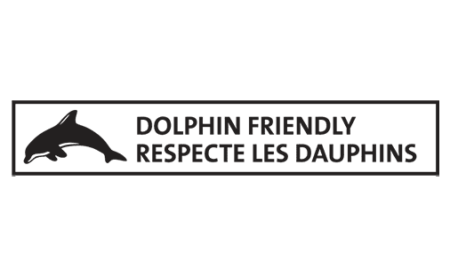 Dolphin friendly logo