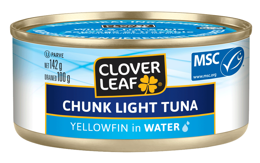 Chunk Light Tuna, Yellowfin in Water - Clover Leaf