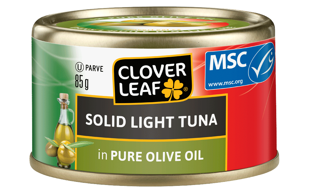 Solid Light Tuna In Olive Oil Clover Leaf 