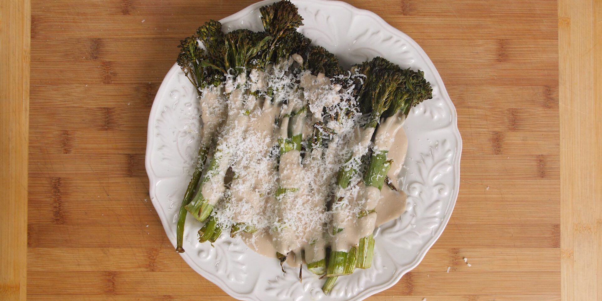Charred Broccolini with Tonnato Sauce - Clover Leaf